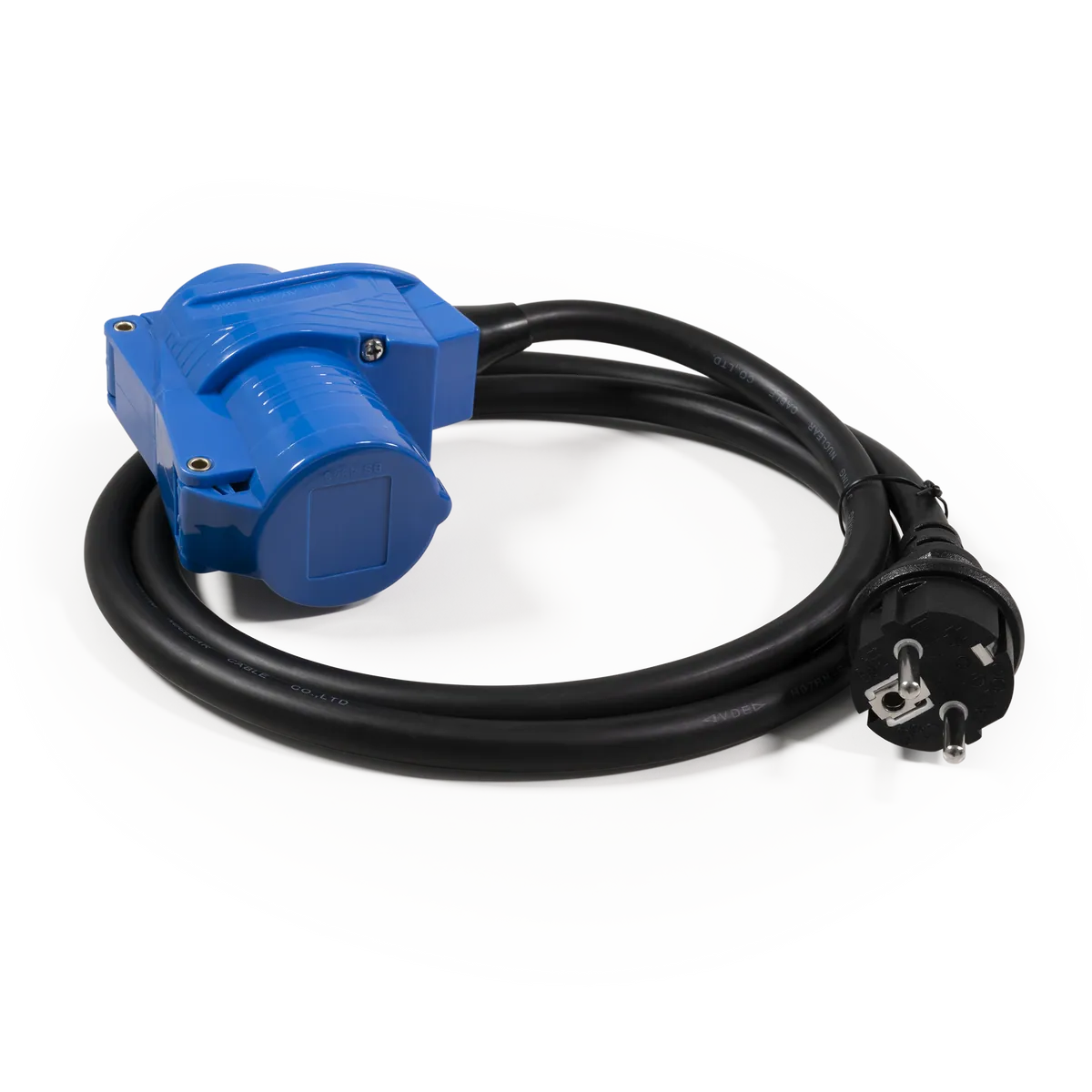 CEE-Adapter CEE-Winkelkuppl->SchukoStecker