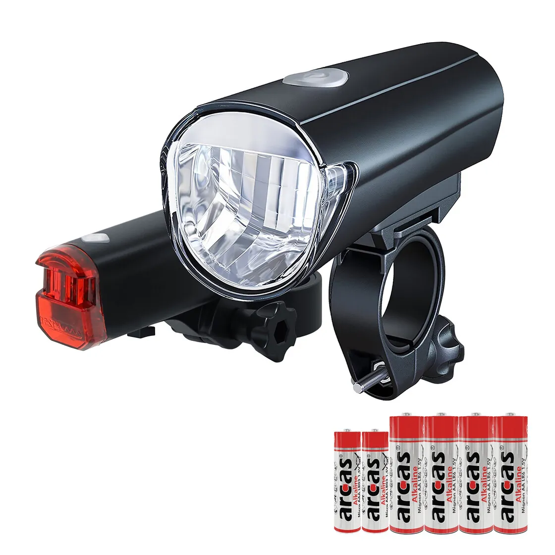 Fahrrad-Leuchtenset LED mit StVZO