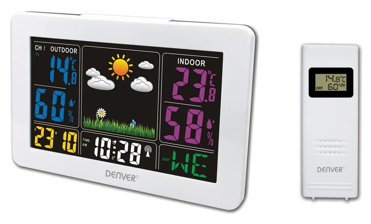 Wetterstation Denver WS-540White Funkuhr