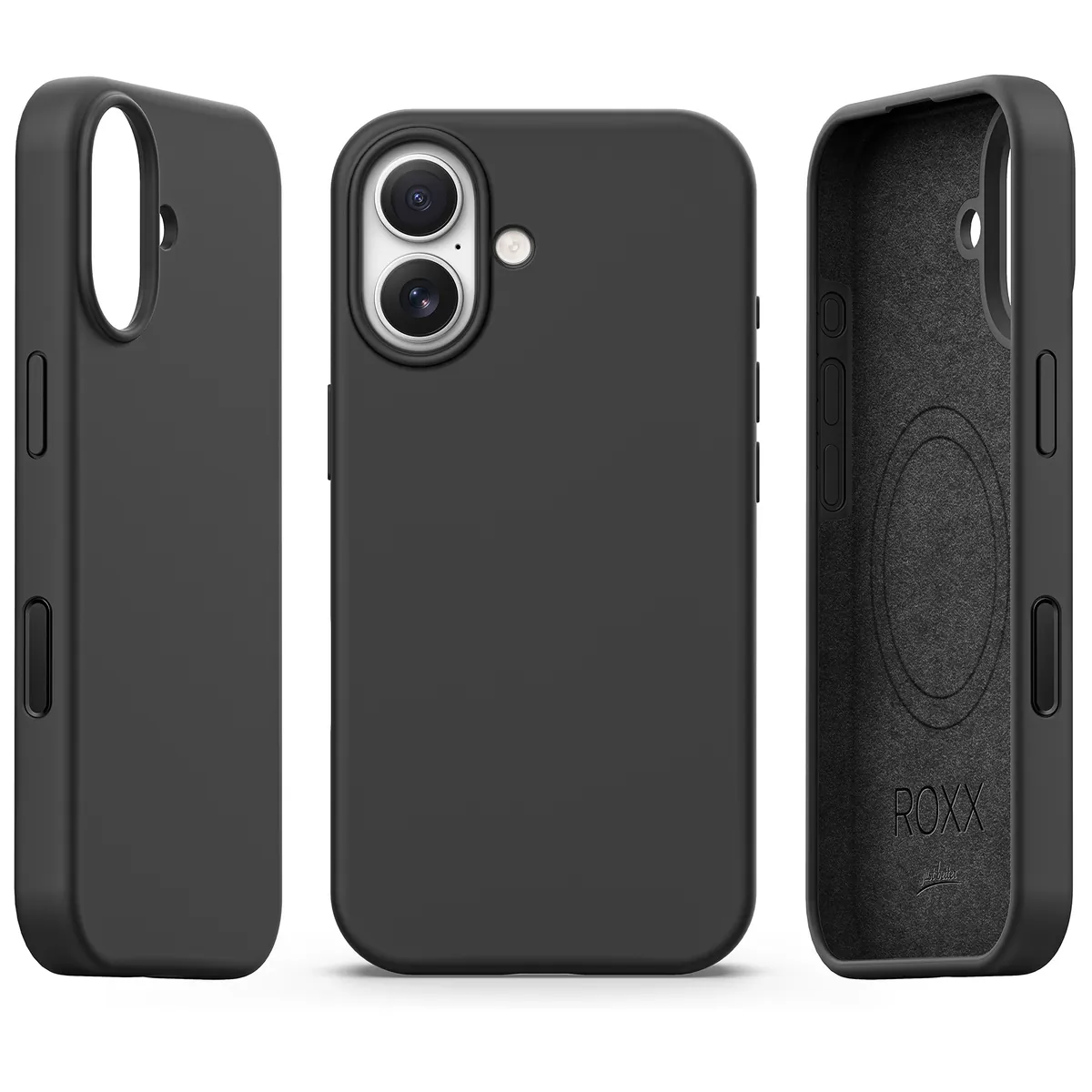 ROXX Silikon Hülle | iPhone 17 | Mit Kameraknopf | Mit MagSafe