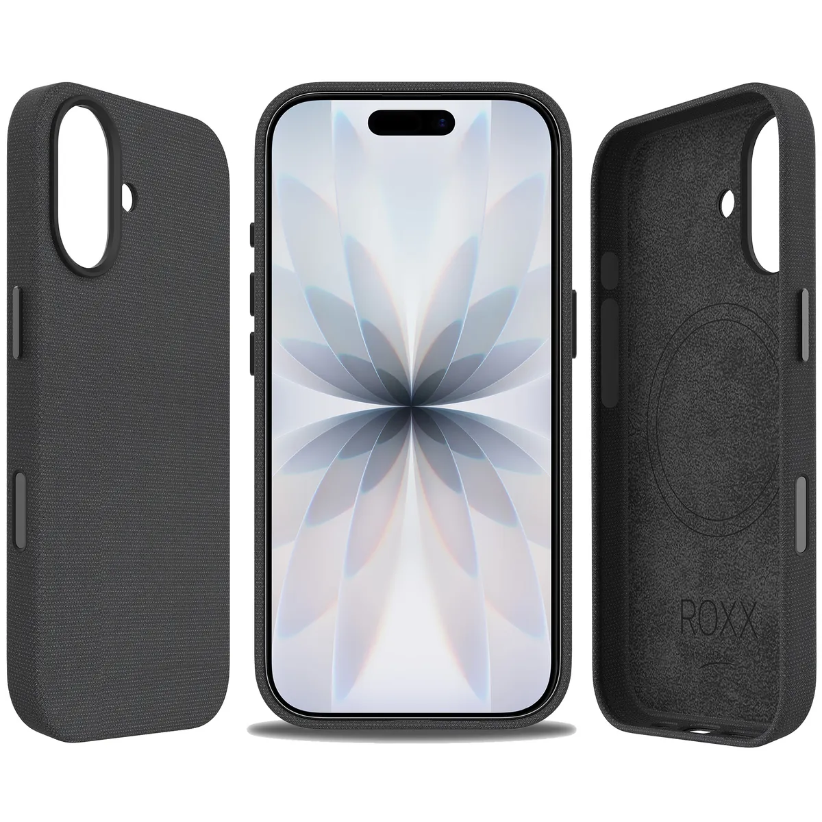 ROXX Woven Hülle | iPhone 17 | Mit Kameraknopf | Mit MagSafe