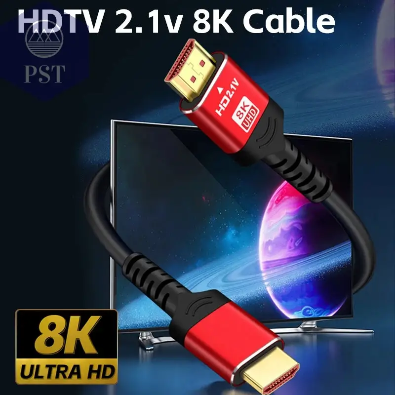 1M 1.5M 2M 8K HDTV Cable for Xiaomi TV Box PS5 Ultra High Speed Compatible 8K@60Hz HDTV 2.1 Cable 48Gbps eARC Dolby Vision