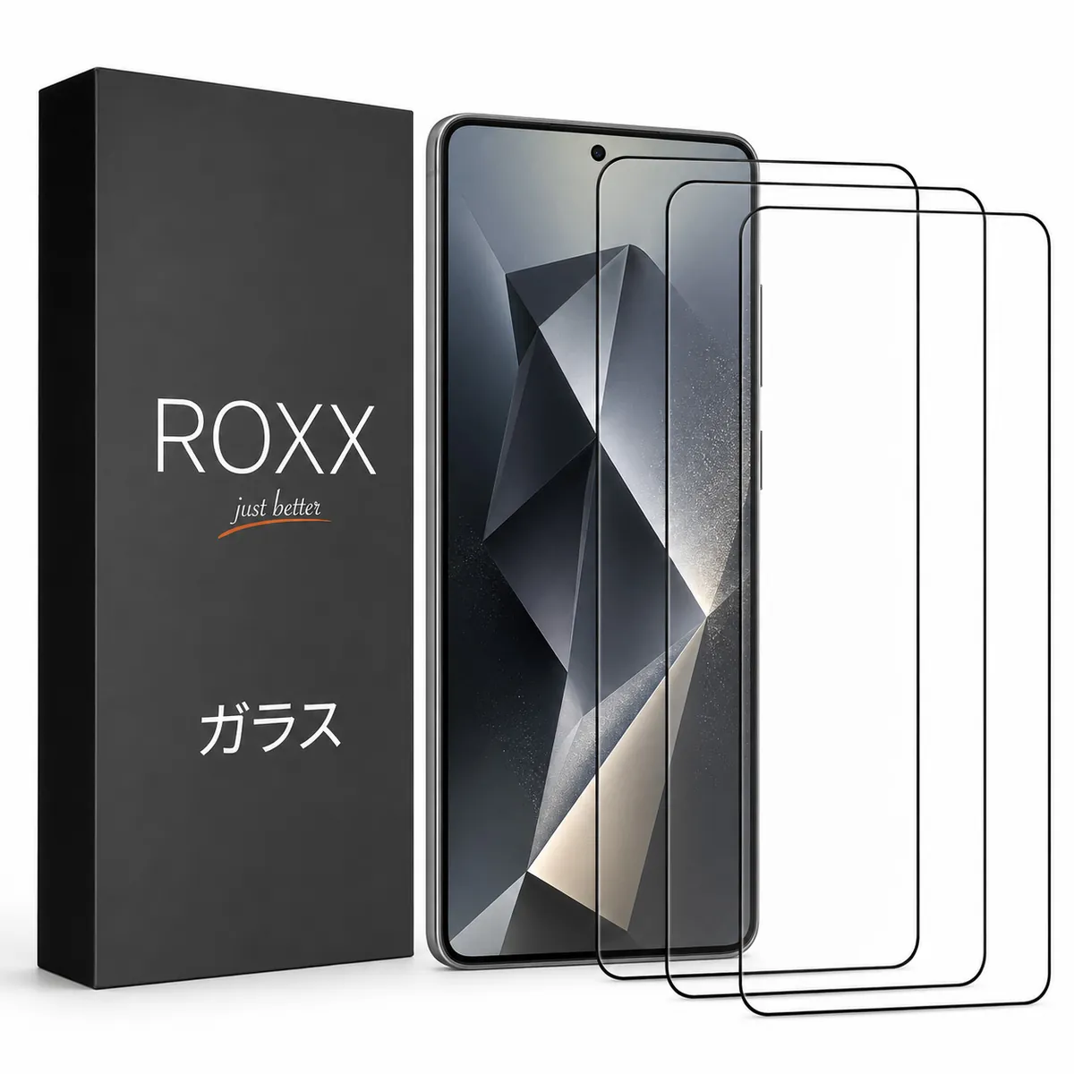 ROXX Japanisches 9H 3D Panzerglas (3 Stück) | Volle Displayabdeckung | Galaxy S26 Ultra