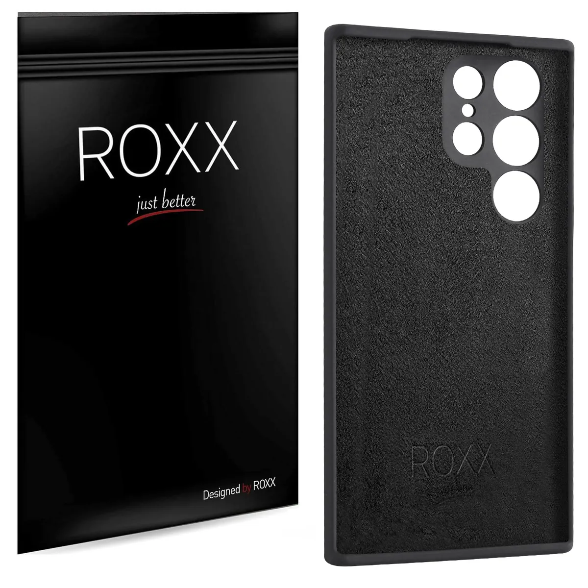 ROXX Samsung Galaxy S23 Ultra Hard Case Silikon Hülle | Wie das Original nur besser