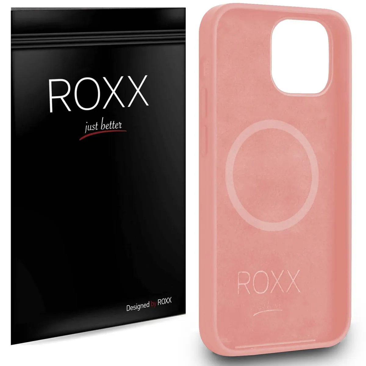 ROXX Silikon Hülle | iPhone 14 Plus | MagSafe | Rosé