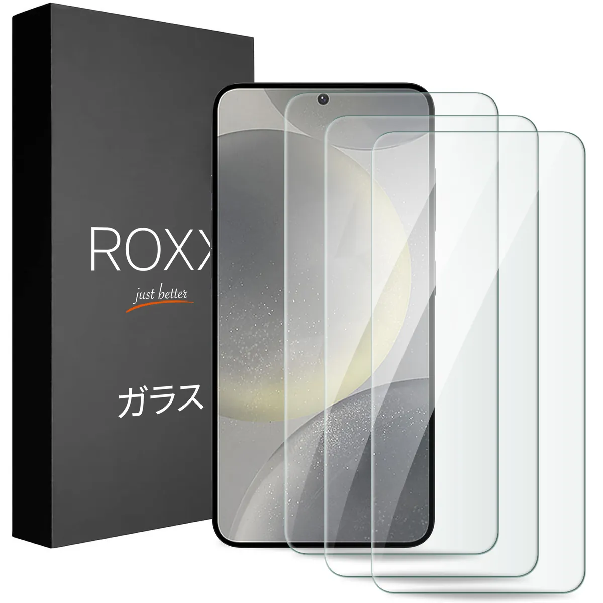 ROXX Japanisches 9H 3D Panzerglas (3 Stück) | Volle Displayabdeckung | Galaxy S25 Plus