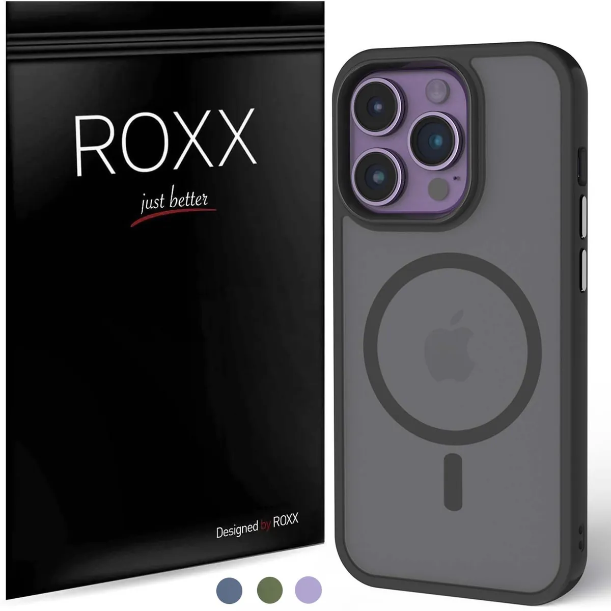 ROXX SHIELD Hülle | iPhone 14 Pro Max | MagSafe | Black