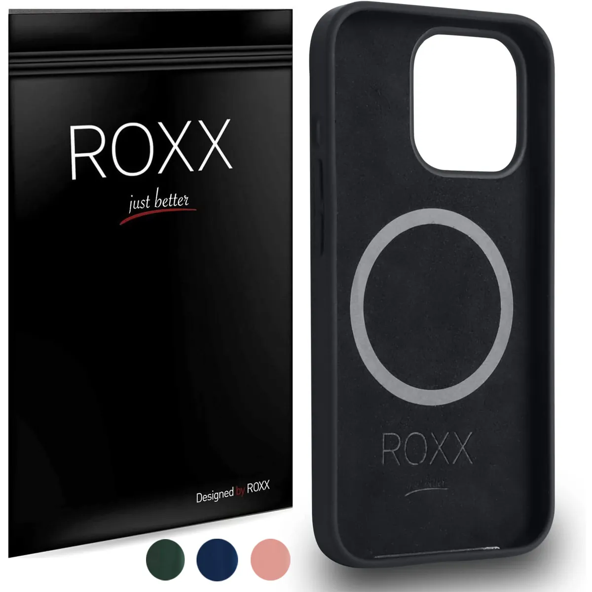 ROXX Silikon Hülle | iPhone 14 Pro Max | MagSafe | Black