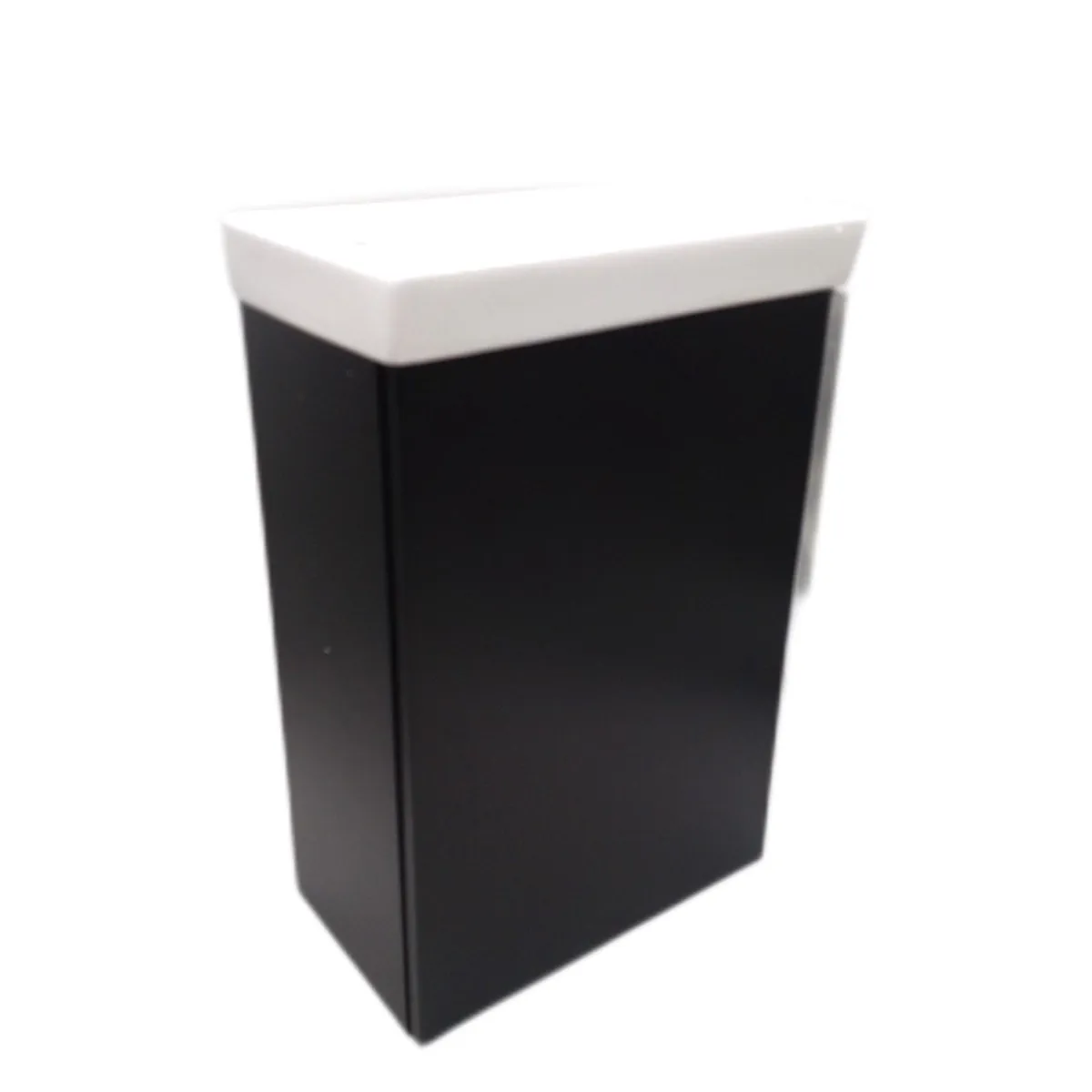 Riva Badmöbel Set Badezimmer Möbel Joy 455 cm Schwarz Matt Design Modern Stilvoll Elegant