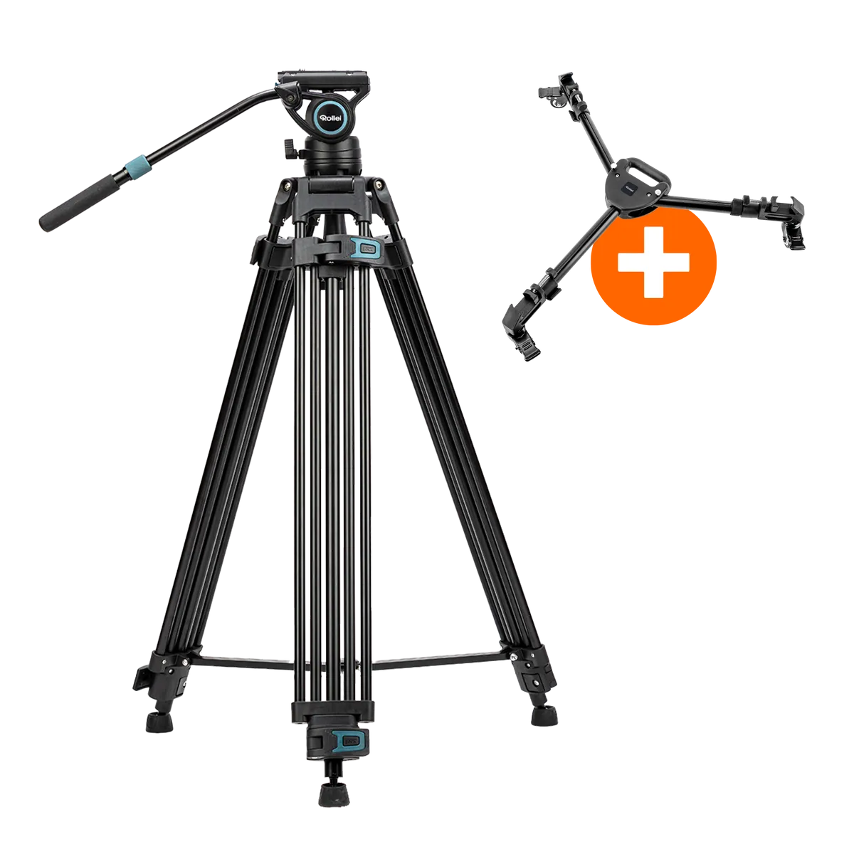 Bundle V9i Videostativ + Universal Stativ Dolly