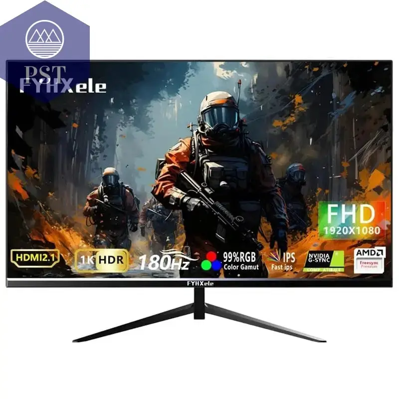24 Zoll Gaming Monitor 180Hz Display G-Sync Freesync FHD 1ms HDR VESA