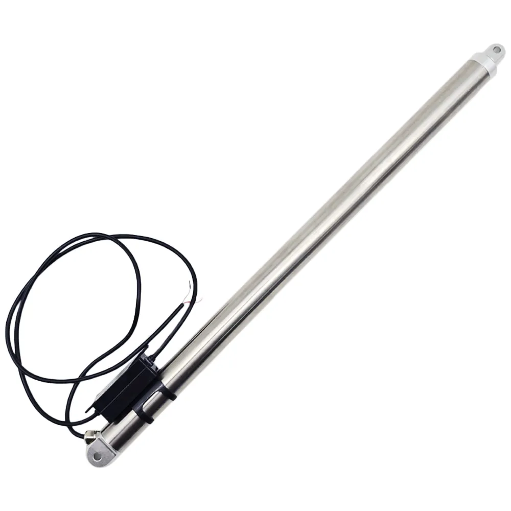250mm Rohrförmiger Kompakter Linearantrieb aus Edelstahl – 800N Leiser Betrieb für Möbel- und Industrieautomation (Modell 0041966)