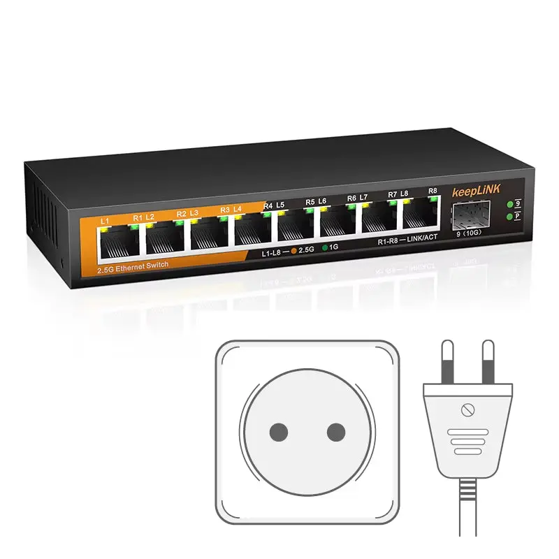 8-Port 2.5Gbps Unmanaged Switch