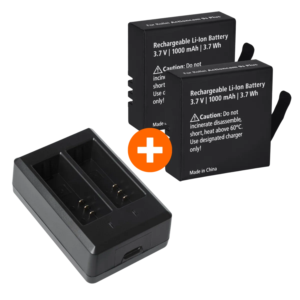 Bundle 2x Akku + 1x Batterie Ladegerät für 6s /8s /9s /10s /11s