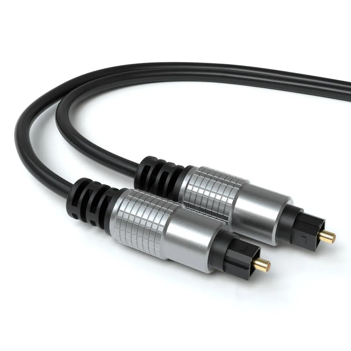 Toslink Kabel / LWL / Metal Plug - Variation "eBW"