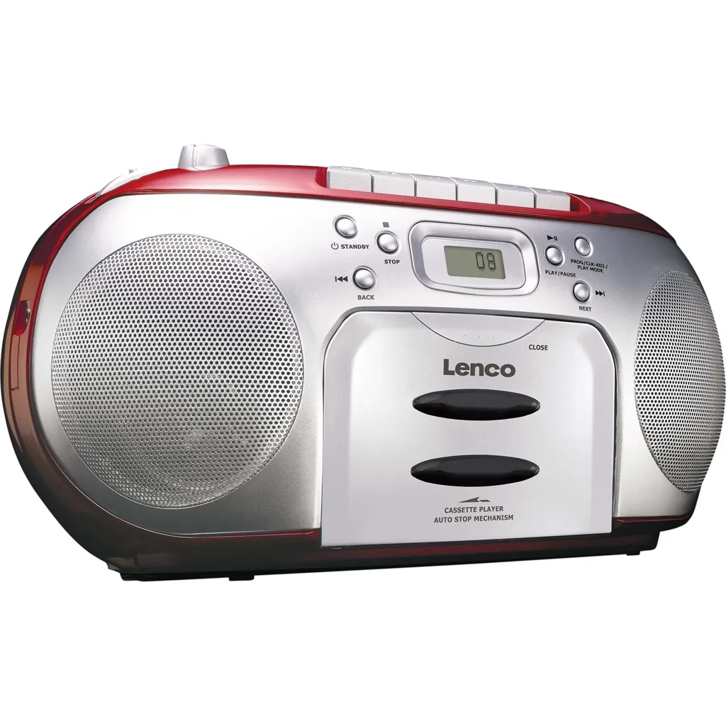 Lenco Radio/CD/Kassetten-Player SCD-420 RED