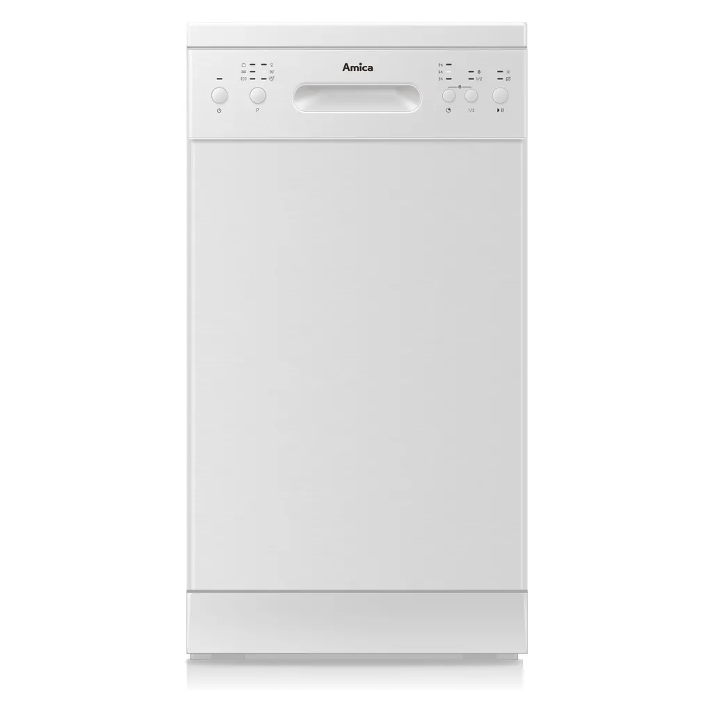Amica Geschirrspüler GSP 530 910-1 W Geschirrspüler freistehend 45cm 10 Maßgedecke E