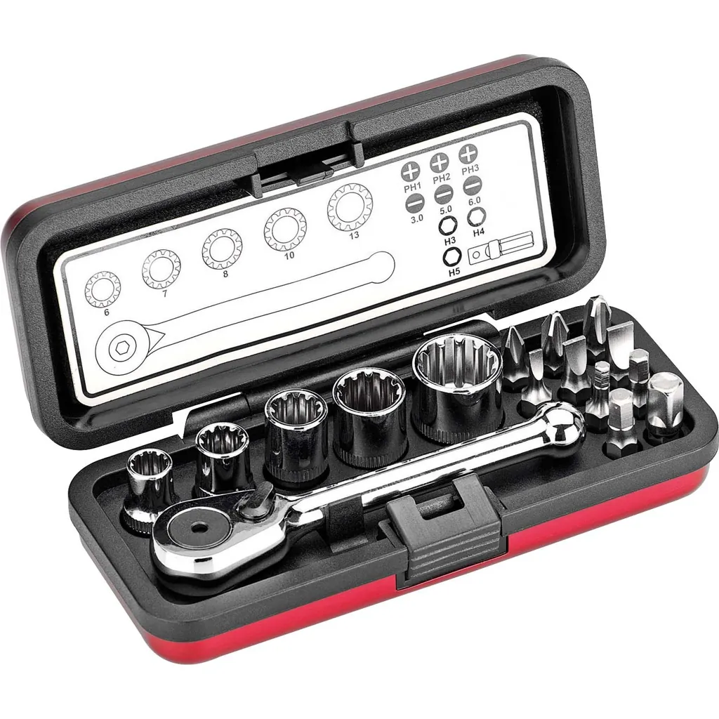 Cimco Steckschlüssel-Bit-Box 16-tlg. 113156