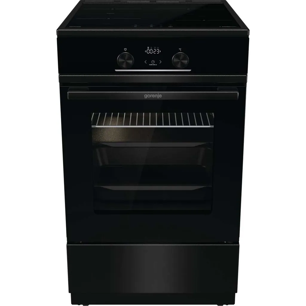 Gorenje Elektroherd Induktion Heissluft,70L GEIT5C60BPG schwarz A