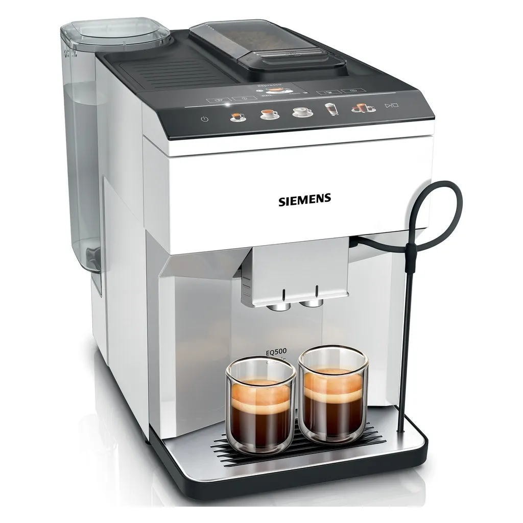 Siemens EQ.500 TP515D02 Kaffeevollautomat 1,9 l silber, weiß