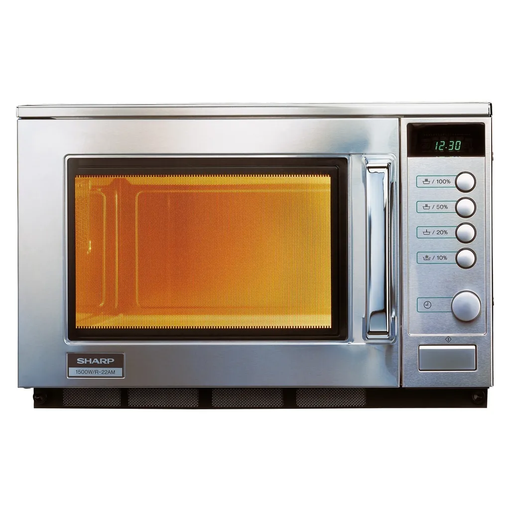 Sharp Gastro-Mikrowelle 20l 500W R22AM Edelstahl