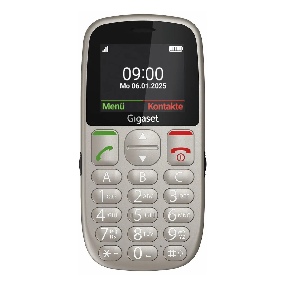 Gigaset GL395 5,59 cm (2.2) 90 g Grau Seniorentelefon