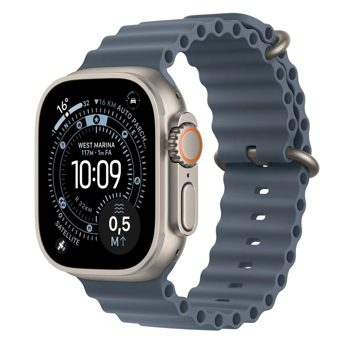 Apple Watch Ultra 3 OLED 49 mm Digital 422 x 514 Pixel Touchscreen 5G Titan WLAN GPS