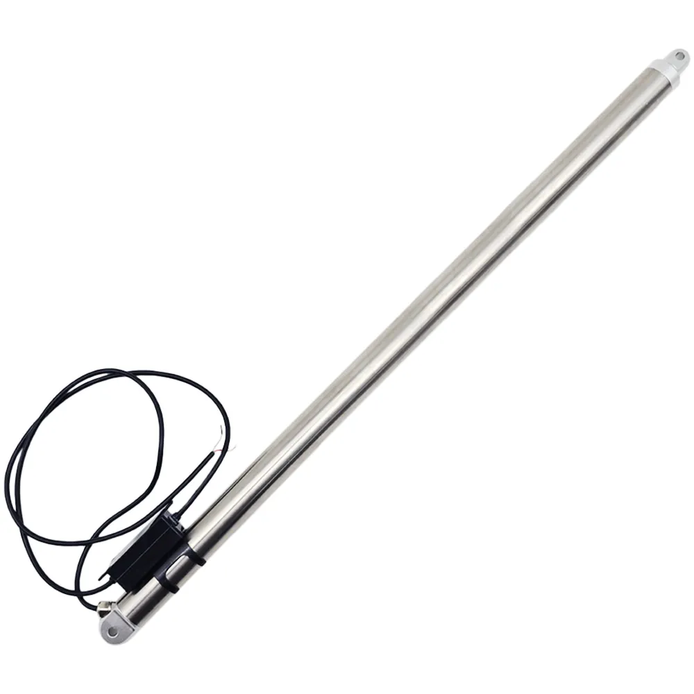 300mm Rohrförmiger Kompakter Linearantrieb aus Edelstahl – 800N Leiser Betrieb für Möbel- und Industrieautomation (Modell 0041967)