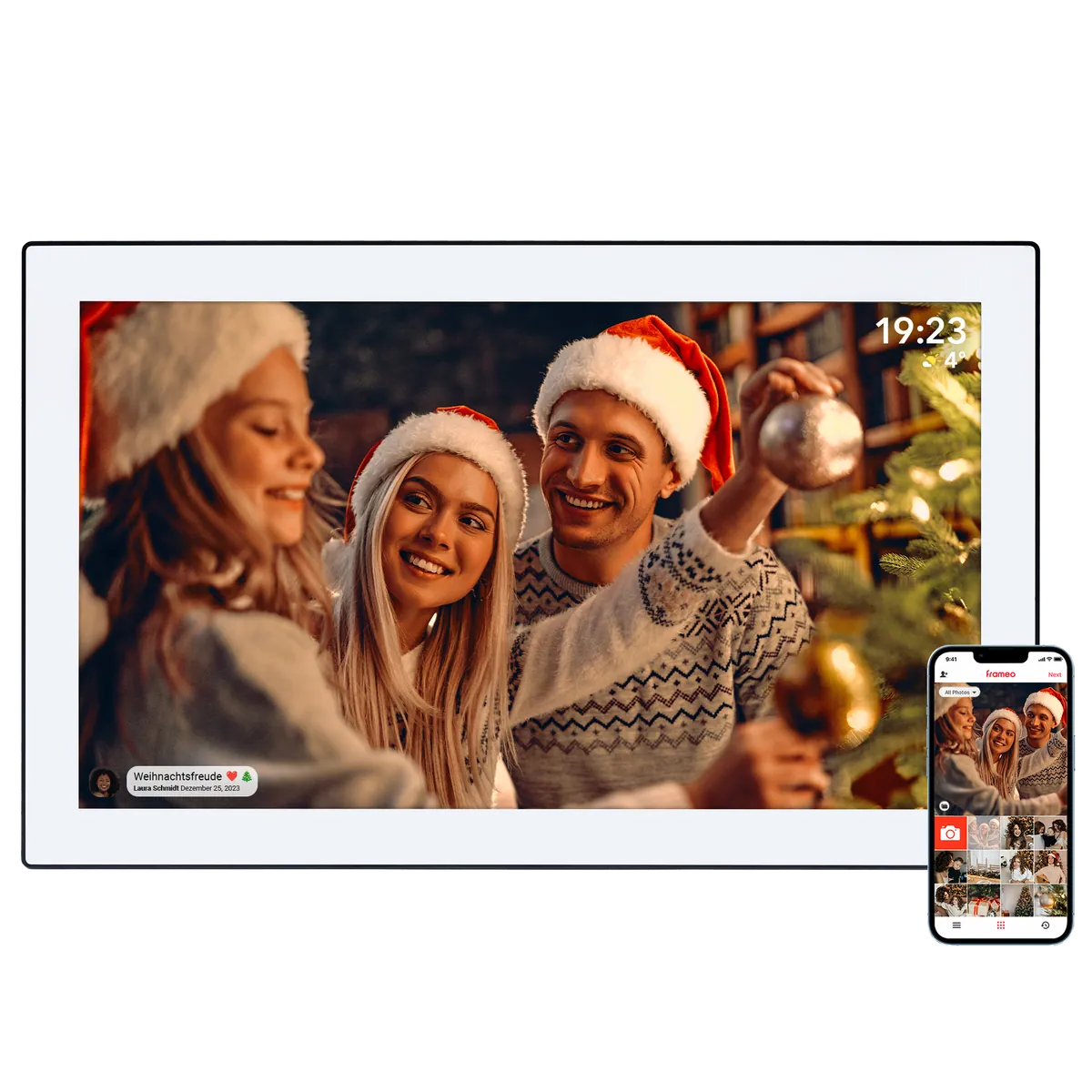 Smarter Bilderrahmen | 21,5" Diagonale | WiFi | Frameo App | Modell 211