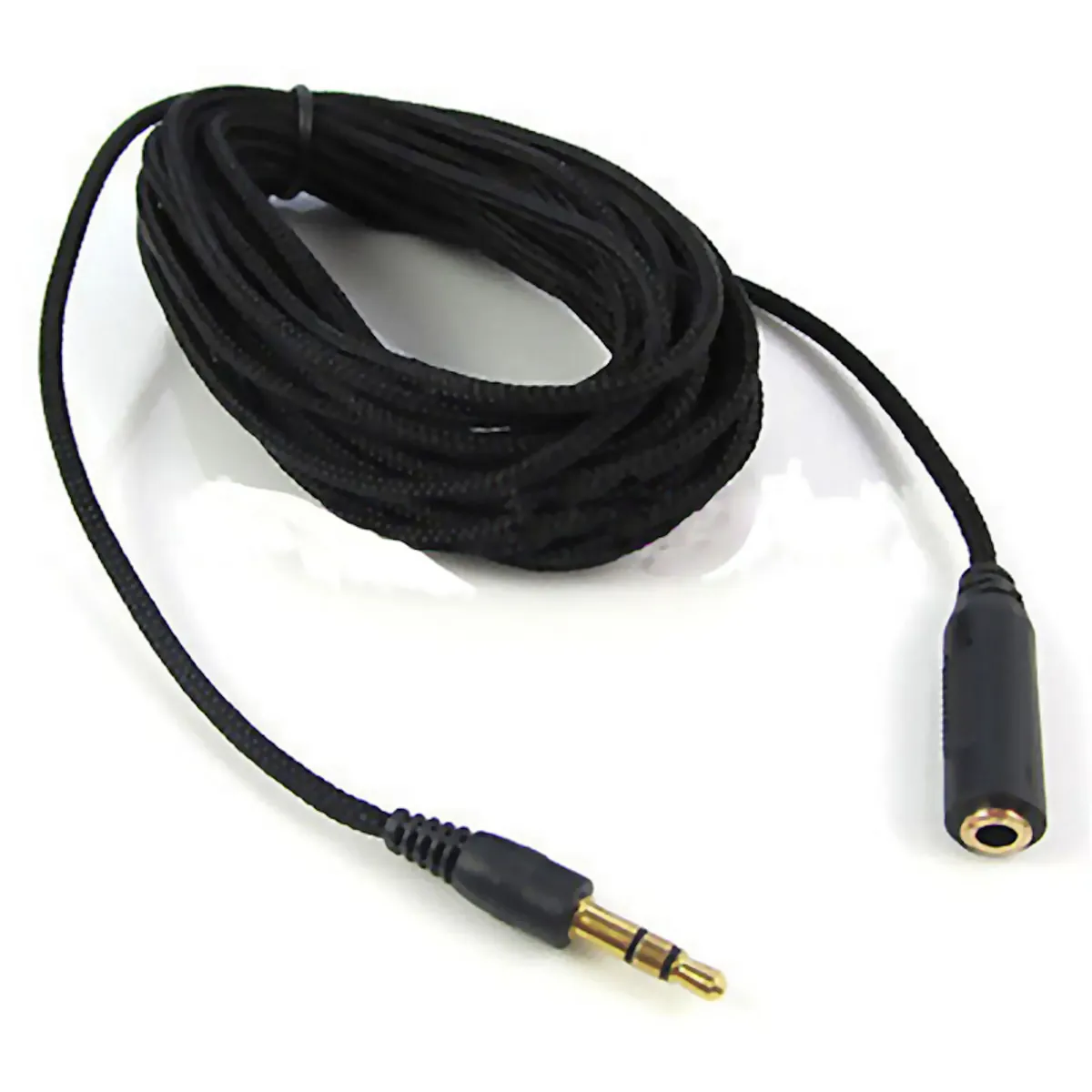 3m Audio Stereo Kopfhörer Verlängerungskabel 3,5mm Klinke Stecker > Buchse Stoff