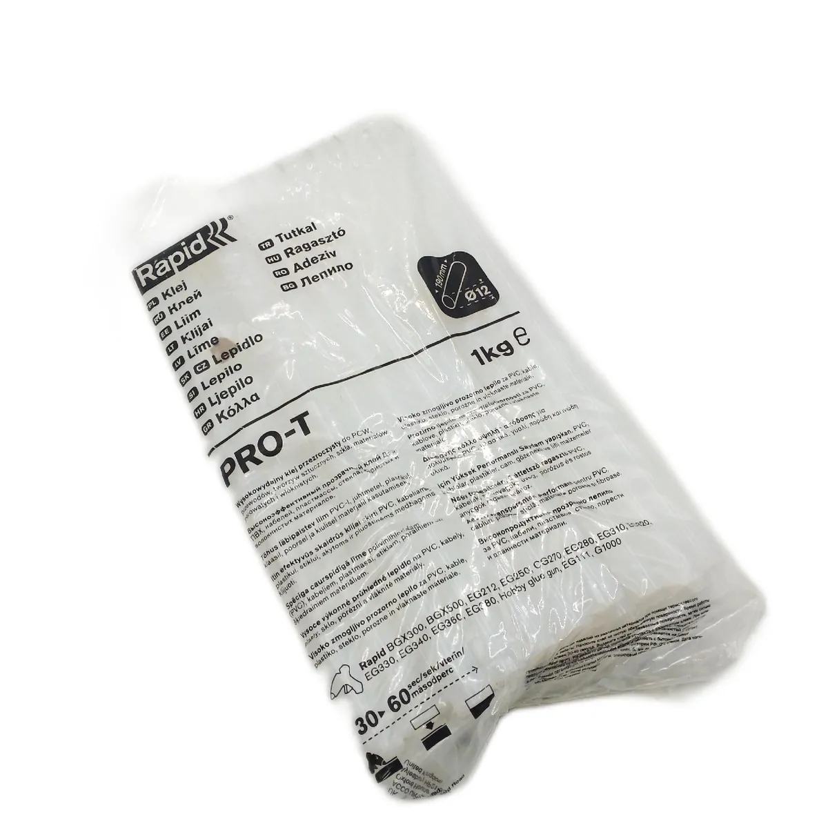 Rapid Heißklebesticks Klebstoffe Kunststoff Kleben Transparent Flexibel Robust PVC