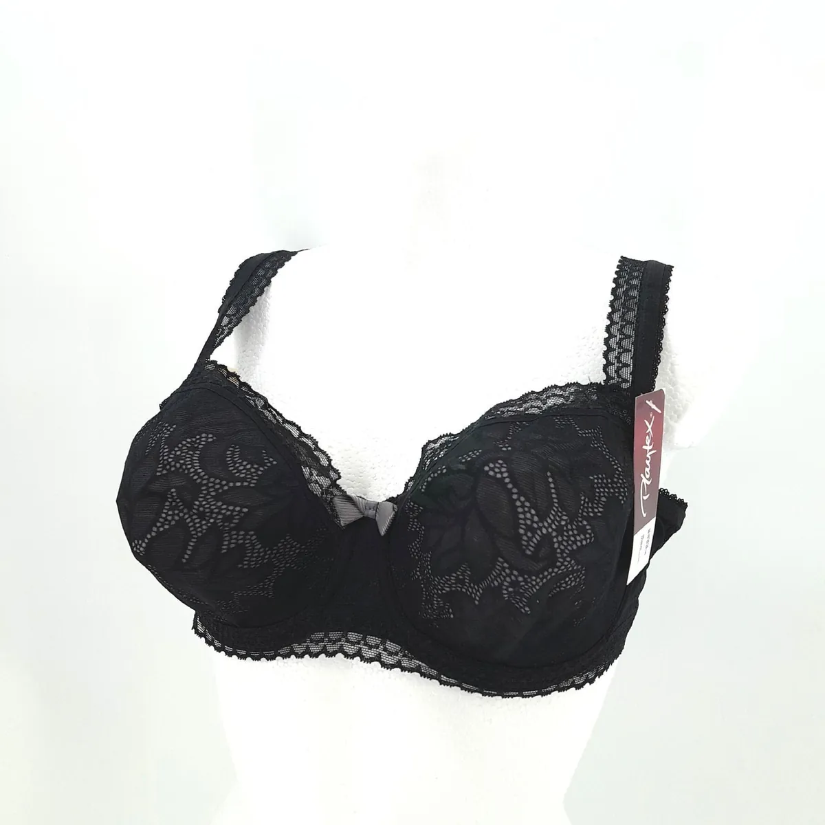 Playtex Damen BH Bügel BH Schwarz 90C Eleganz Komfort unsichtbar