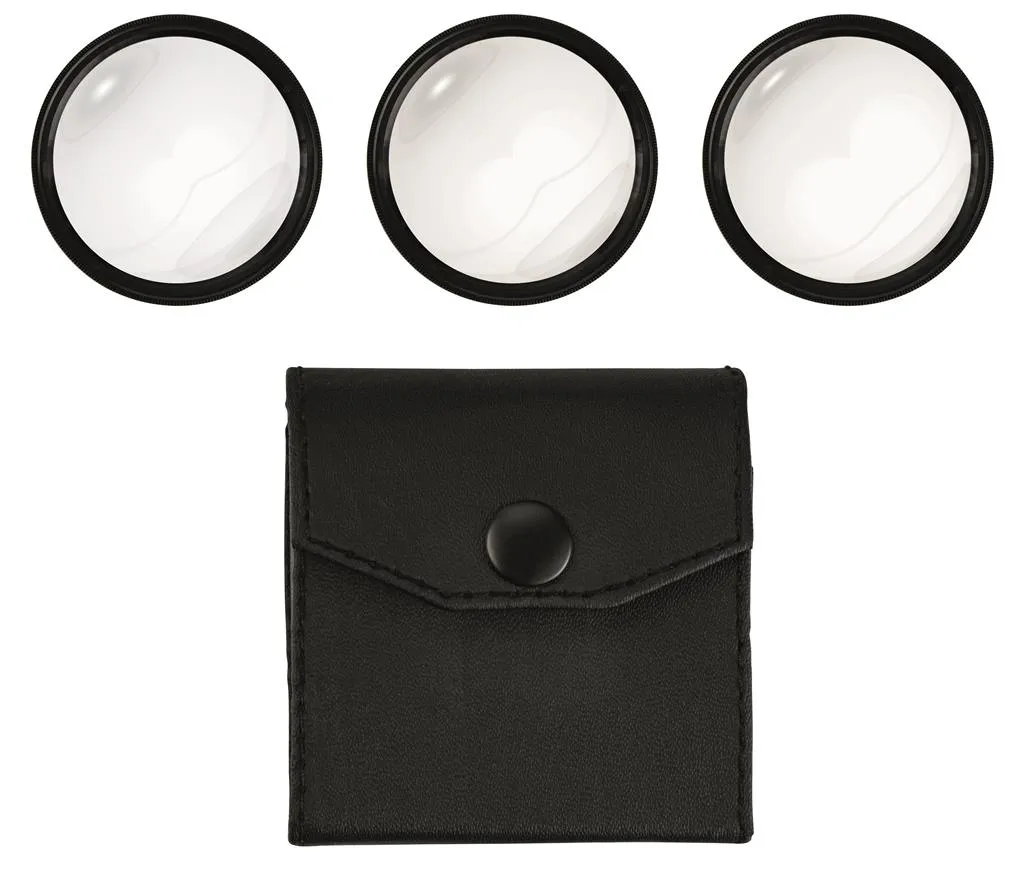 Nahlinsen Macro Kit für Objektive +1 +2 +4 Dioptrien