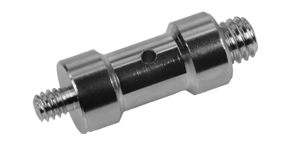 Gewindezapfen M 1/4-3/8 Zoll silber