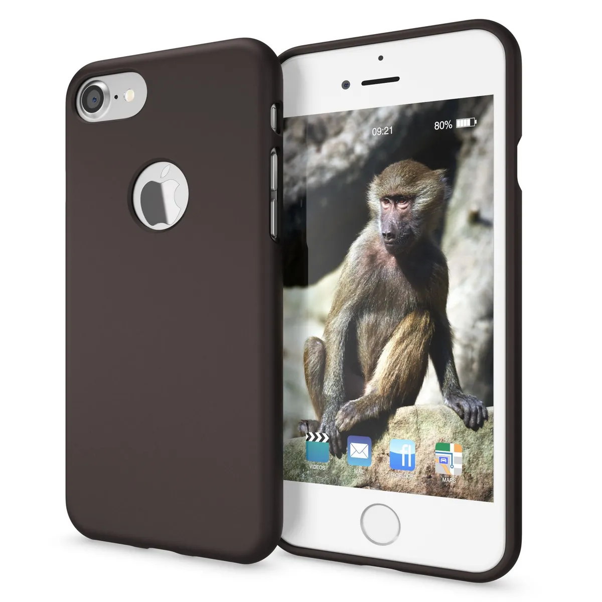NALIA Neon Silikonhülle für iPhone 7 – Soft-Touch & Signal-Neon – NEONSHOCK (Matte Schutzhülle) – Marke aus Berlin
