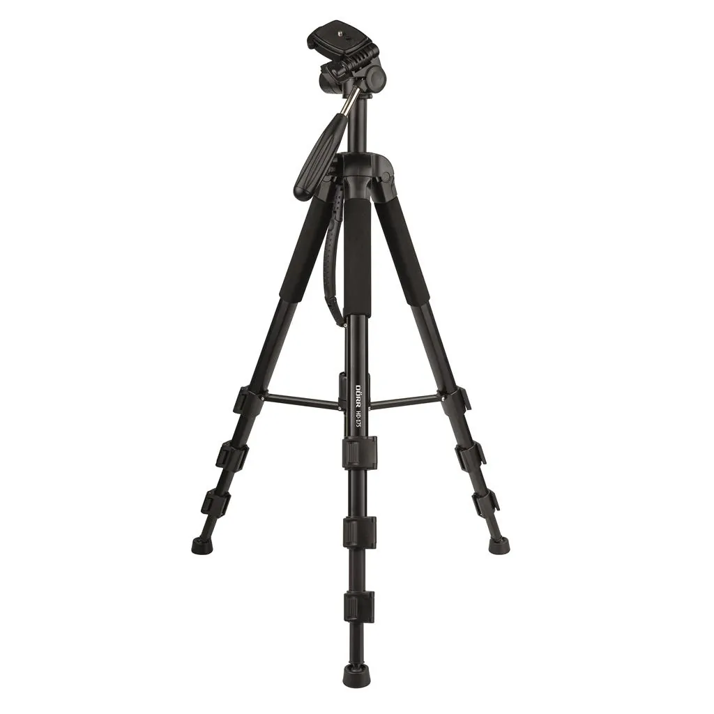 Alu Stativ HD-175 schwarz mit Monopod