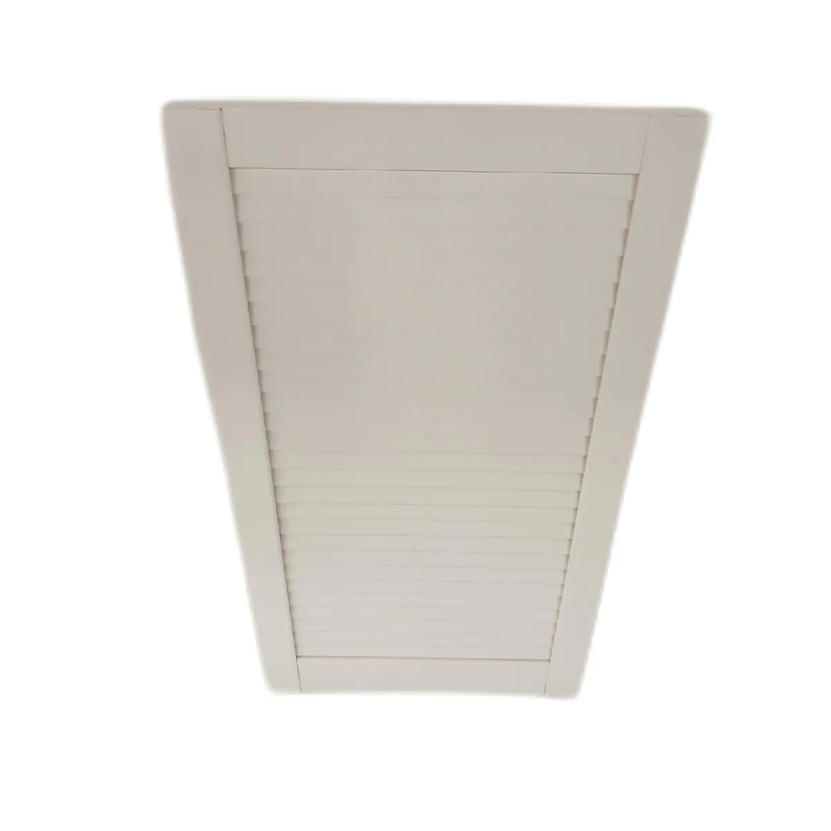 Lamellentür Tür Innenraum Bauelement 394 x 717 mm Geschlossene Lamellen Weiß