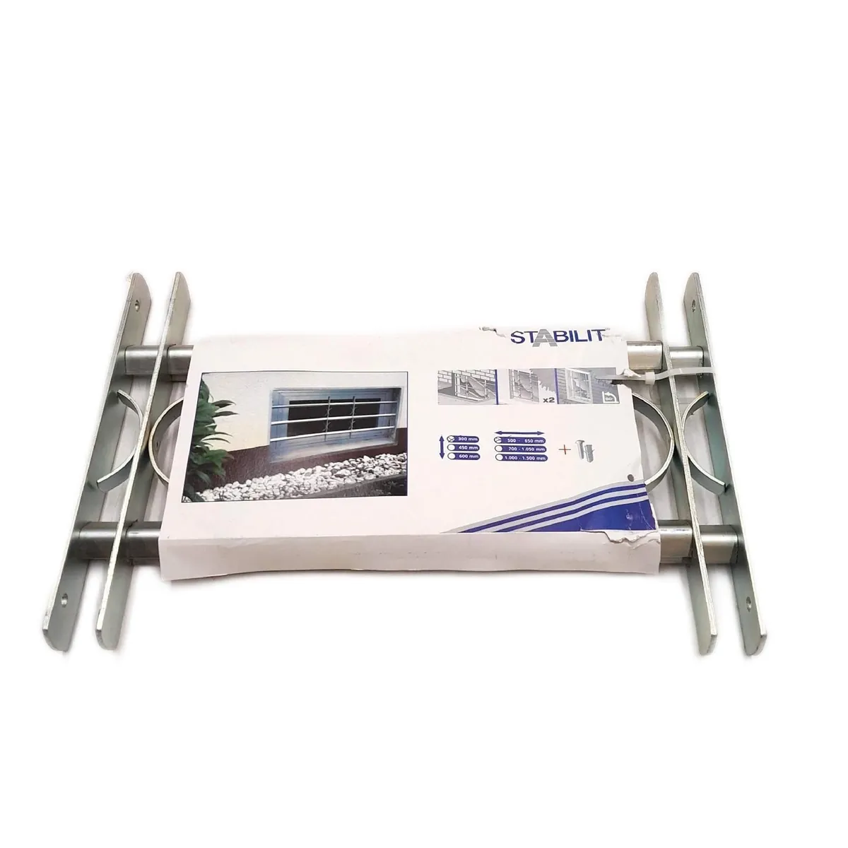 Stabilit Ausziehfenstergitter Schutzgitter Sicherheit 50 cm bis 65 cm