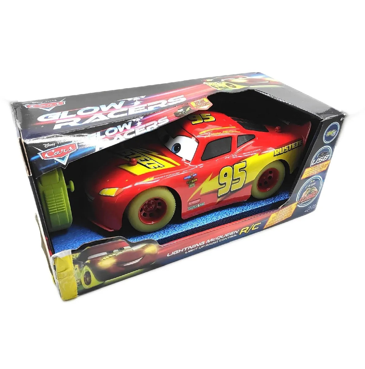Jada Toys ferngesteuertes Auto Spielzeug Mcqueen Disney Pixar rasantes Fahrzeug 31