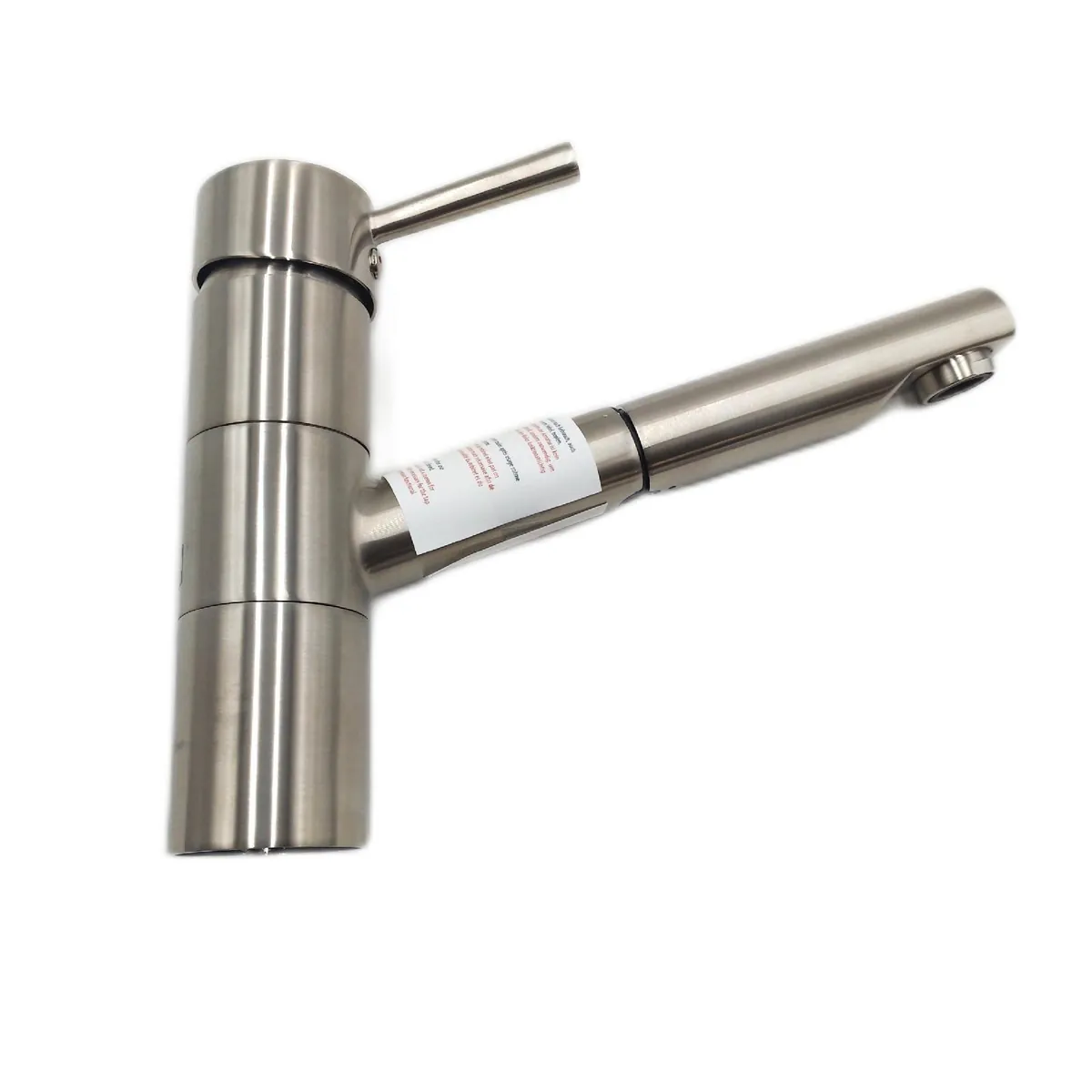 Camargue Spültischarmatur Küchenarmaturen Merida Edelstahl Matt Niederdruck elegant funktion