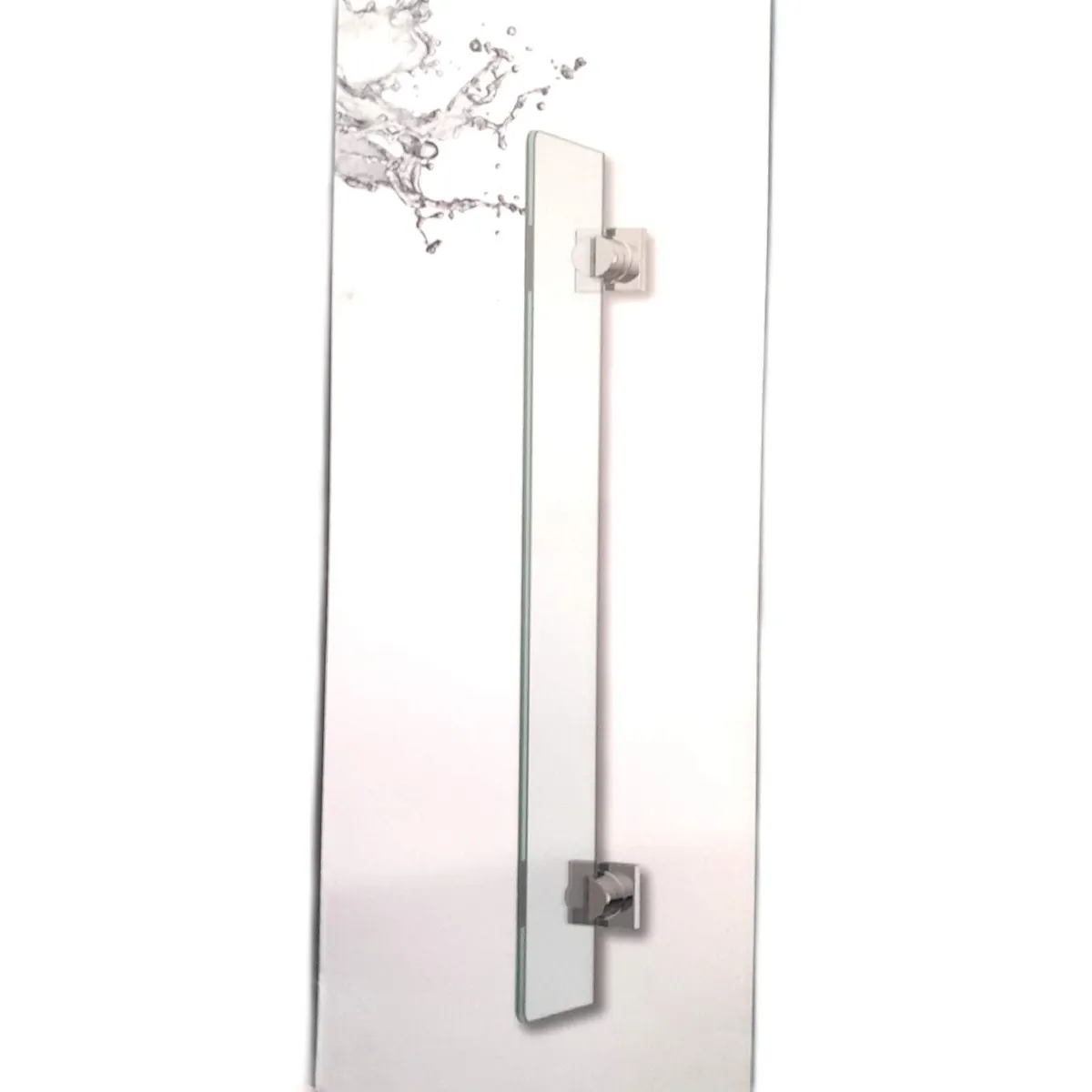 Camargue Glasablage Badezimmerzubehör Cannes elegant schlicht für modernes Baddesign 60 cm Chrom