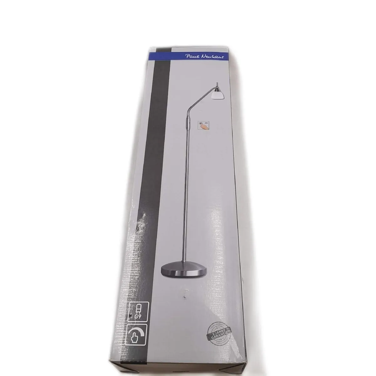 Paul Stehleuchte Beleuchtung Lampen Stilvoll Höhe 163 cm Silber Warmweiß