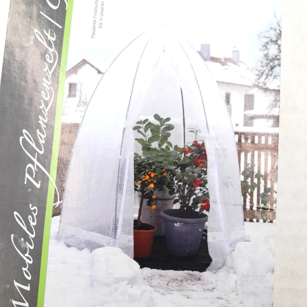 Winterschutzzelt Zubehör Gartenzelt Gartenzubehör ø x H 14 x 18