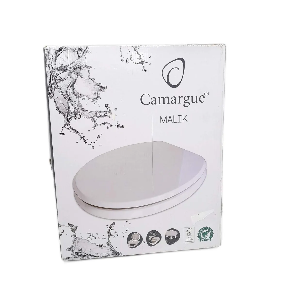 Camargue WC Sitz Badmöbel Malik Absenkautomatik Holzkern Abnehmbar