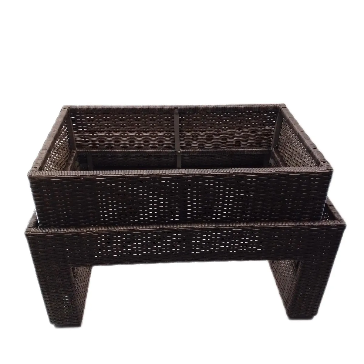 Malaga Gartentischgestell Gartenmöbel Anthrazit 90 x 47 cm Outdoor