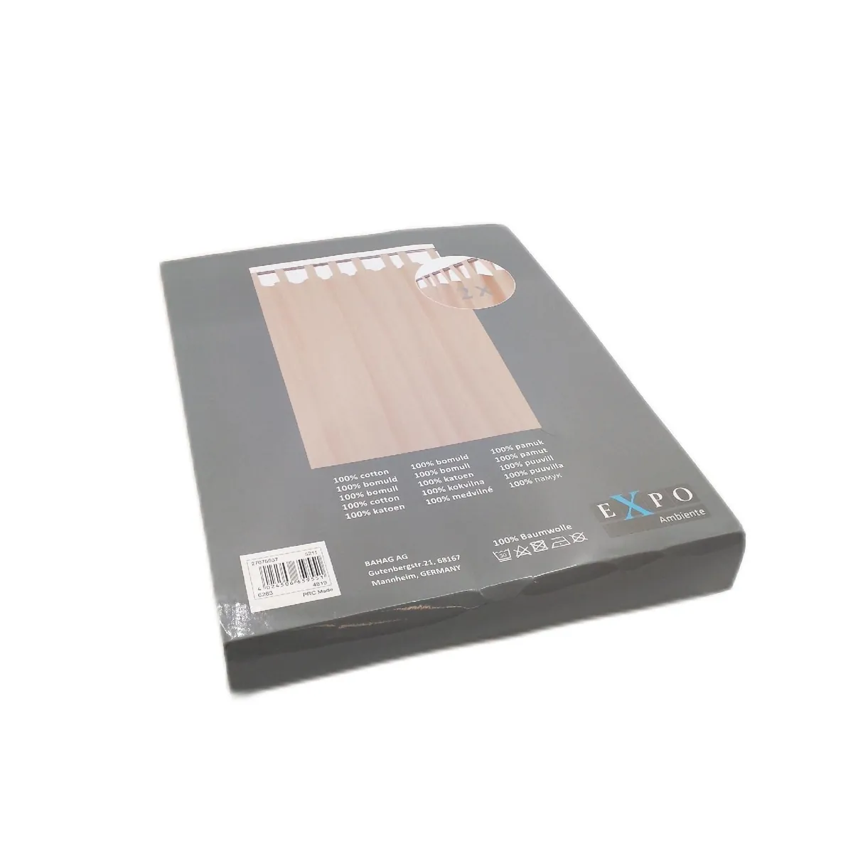 Schlaufenschal Luisa Gardine Heimtextilien 135 x 300 cm Beige Blickd