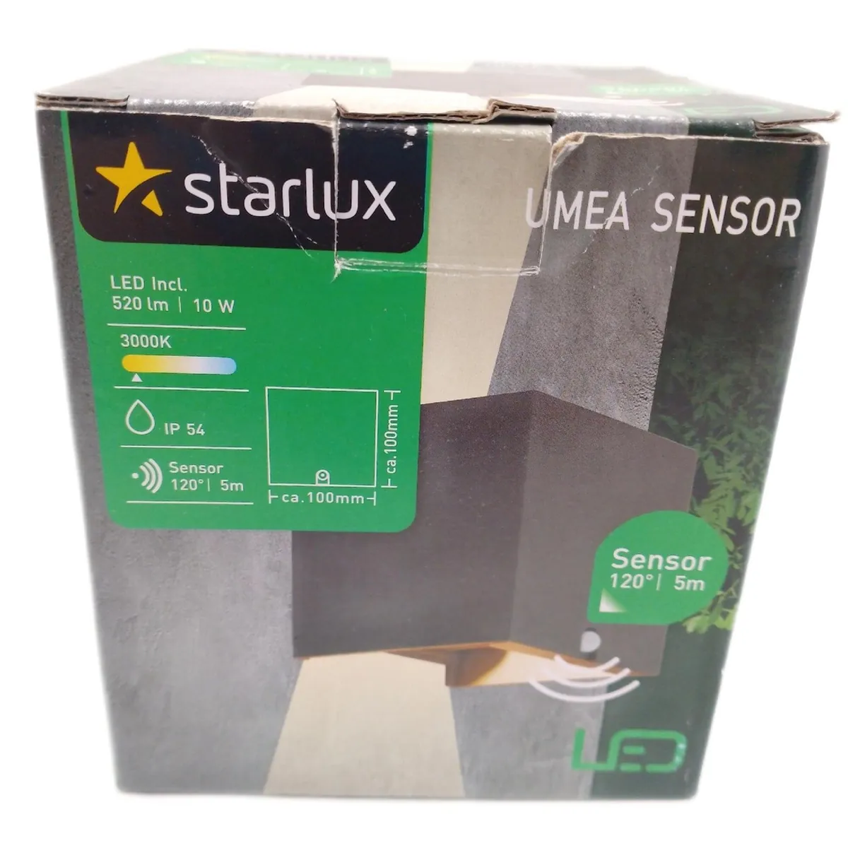 Starlux LED Außenwandleuchte Beleuchtung Umea energieeffizient modern anthrazit elegant
