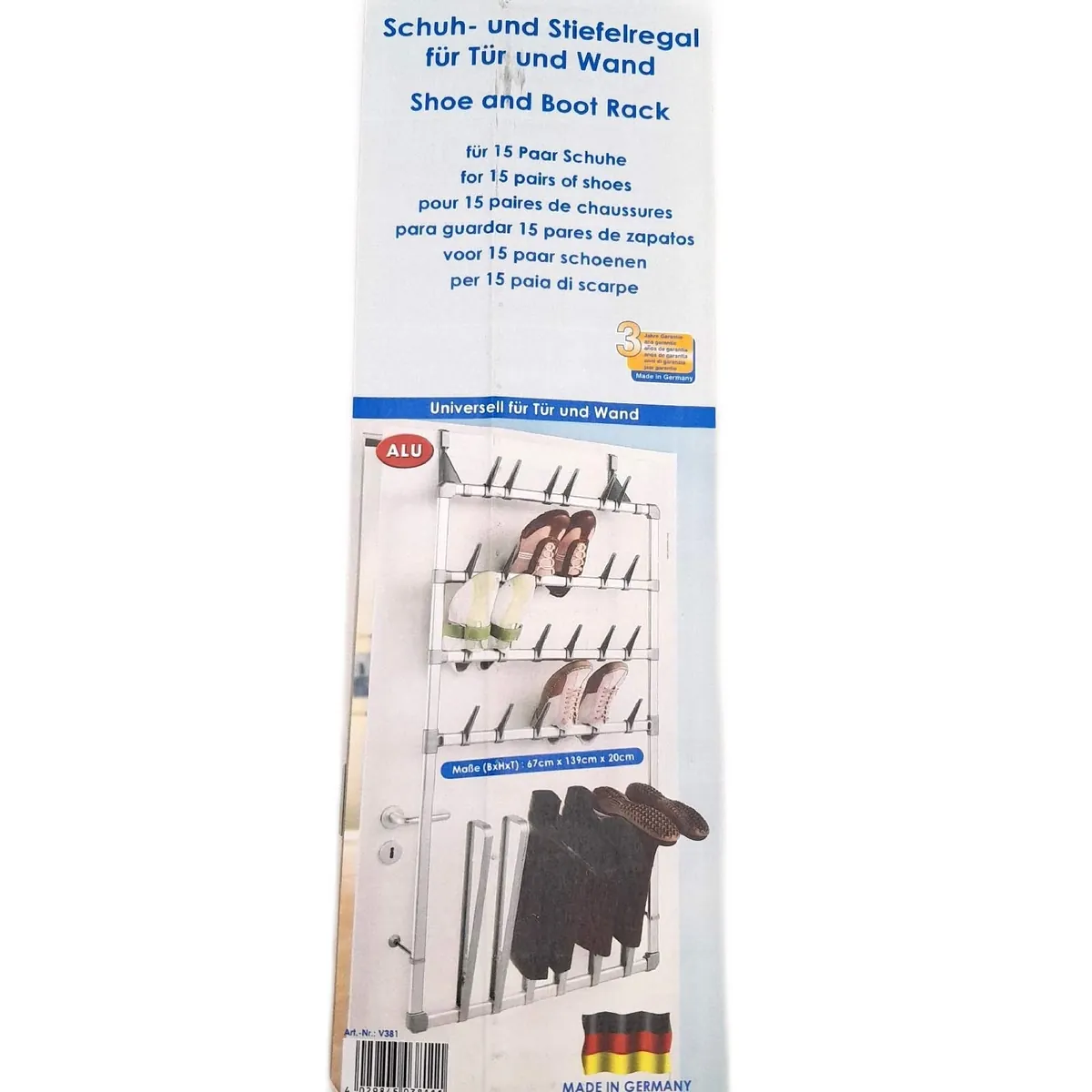 Ruco Schuhregal Möbel Schuhablage Silber L B H 58 Praktisch Ordnungssystem für