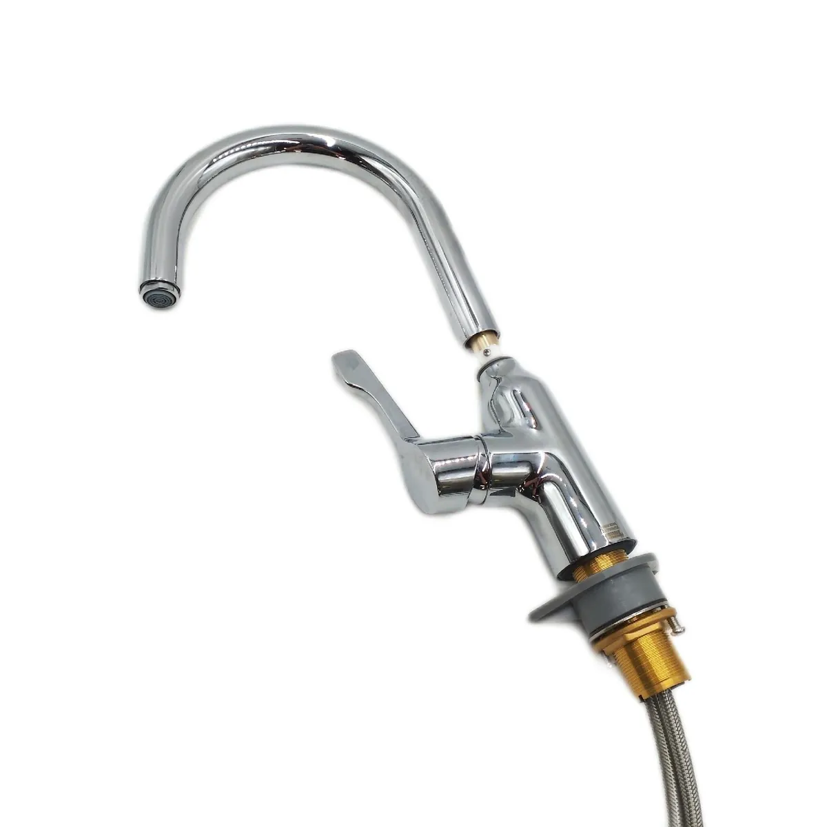 Hansgrohe Spueltischarmatur Armaturen Badezimmer Focus M43 Chrom Matt Hoher Auslauf