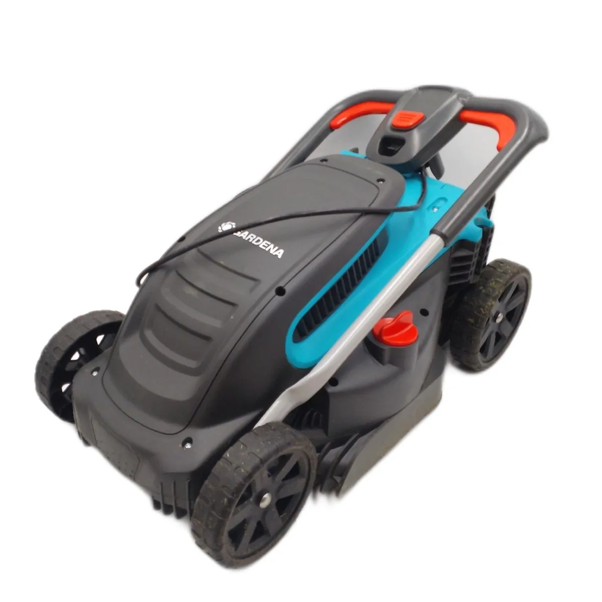 Gardena PowerMax 1200 32 Elektrorasenmaher starke Gebrauchsspuren ohne Fang